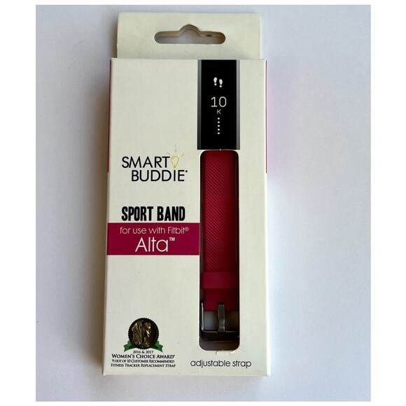 Smart Buddie Sport Band Pink Fitbit Alta New - Picture 1 of 6